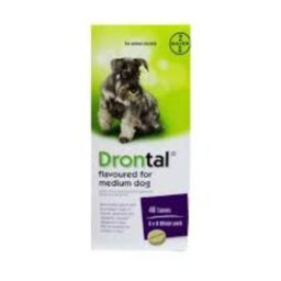 Drontal Flavoured Med Dogs 48 Tablets