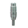 360 Degree Side Action Double Valve Stainless Steel Nipple