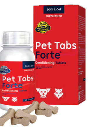 Pet Tabs Forte 60 Tablets Improved