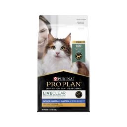 Pro Plan Liveclear Indoor And Hairball Control