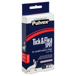 Pulvex Tick & Flea Spot Dog Small/Medium 1ml