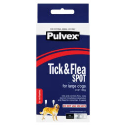Pulvex Tick & Flea Spot Dog Large 1ml x 2