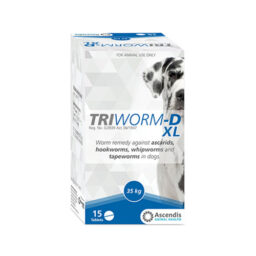 Triworm-D XL Tub x 15 Tablets