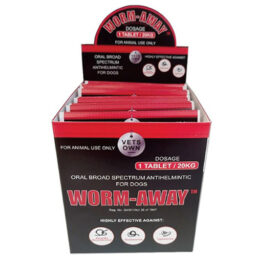 Vets Own Worm-Away Tabs 1 Tablet x 10 Packets