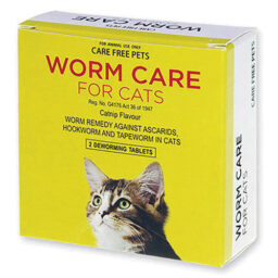 Worm Care For Cats x 2 Tablets