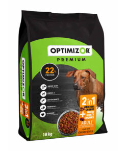 Optimizor Premium Adult 2 In 1 Moist Meat 18kg