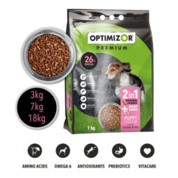 Optimizor Premium Puppy 2In1 Milky Bone